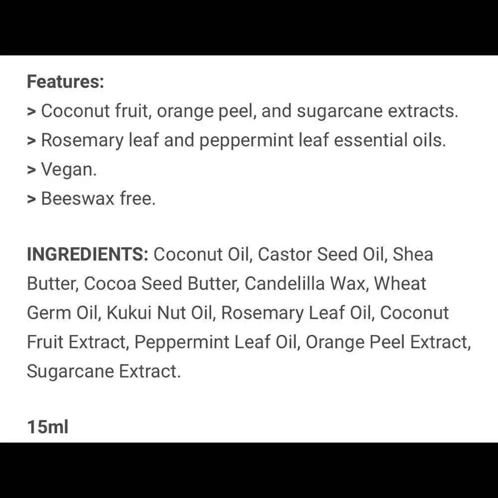 BALI Balm duoBergamotGrapefruitSweet OrangeCoconut
